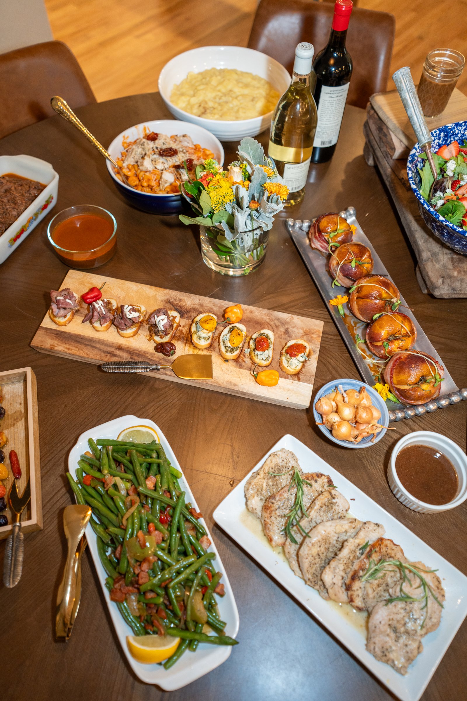 Crafted Comfort food display